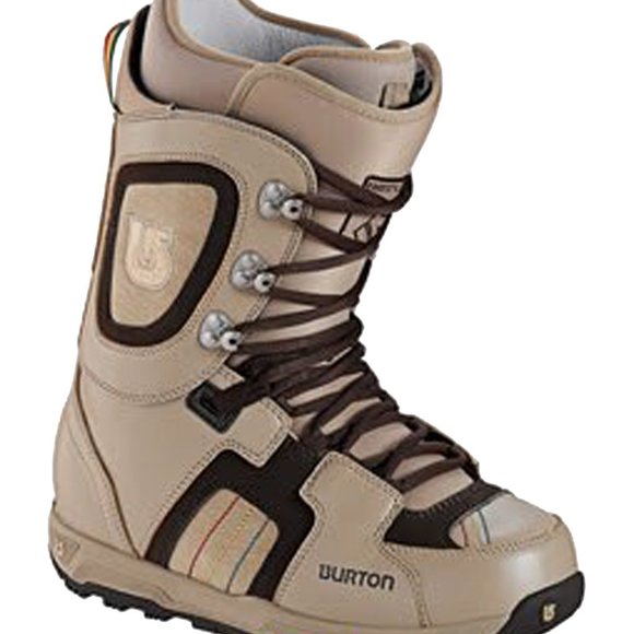 NEW Burton Freestyle Mens Snowboard Boots! US 6 Euro 38 Tan & Brown Size - Picture 2 of 2